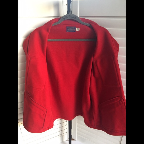 Pendleton Red Wool Jacket - Picture 3 of 7